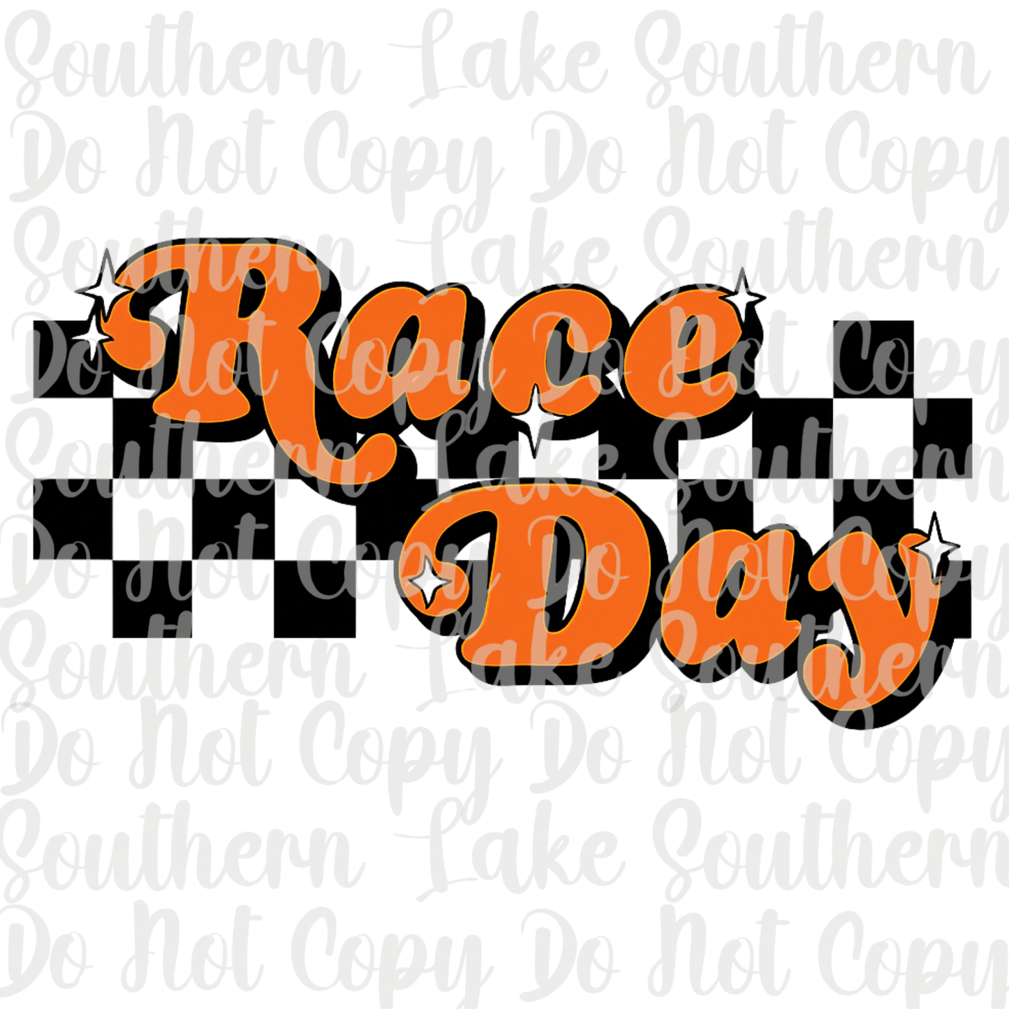 Race Day DTF Single Print
