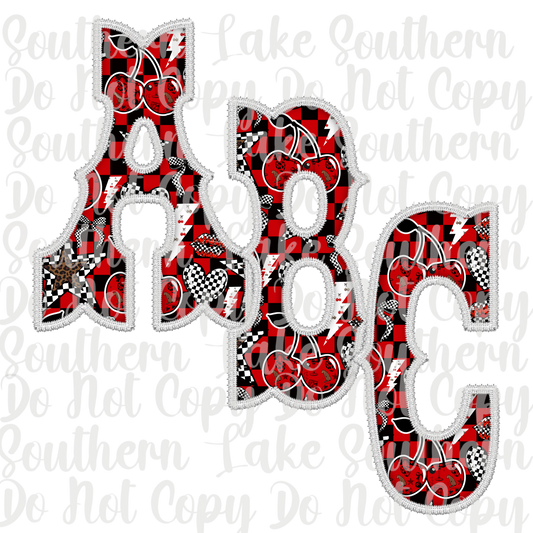 Cherry and Checkered Alpha Set A-0 Digital Download Only