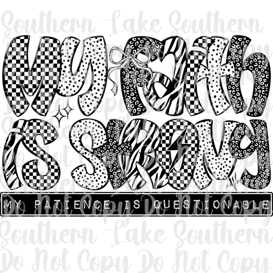 My Faith Is Strong DTF Single Print