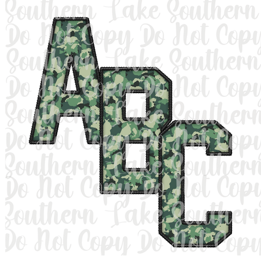 Green Camo Alpha Set A-0 Digital Download Only