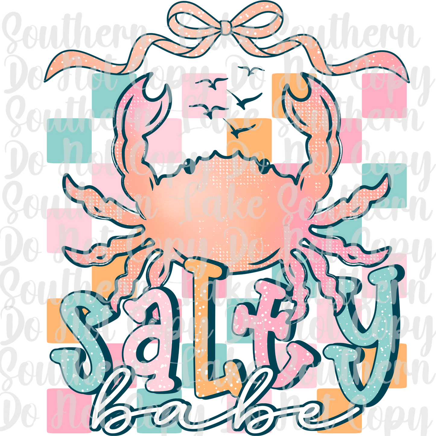 Salty Babe DTF Single Print