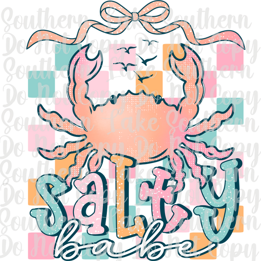 Salty Babe DTF Single Print