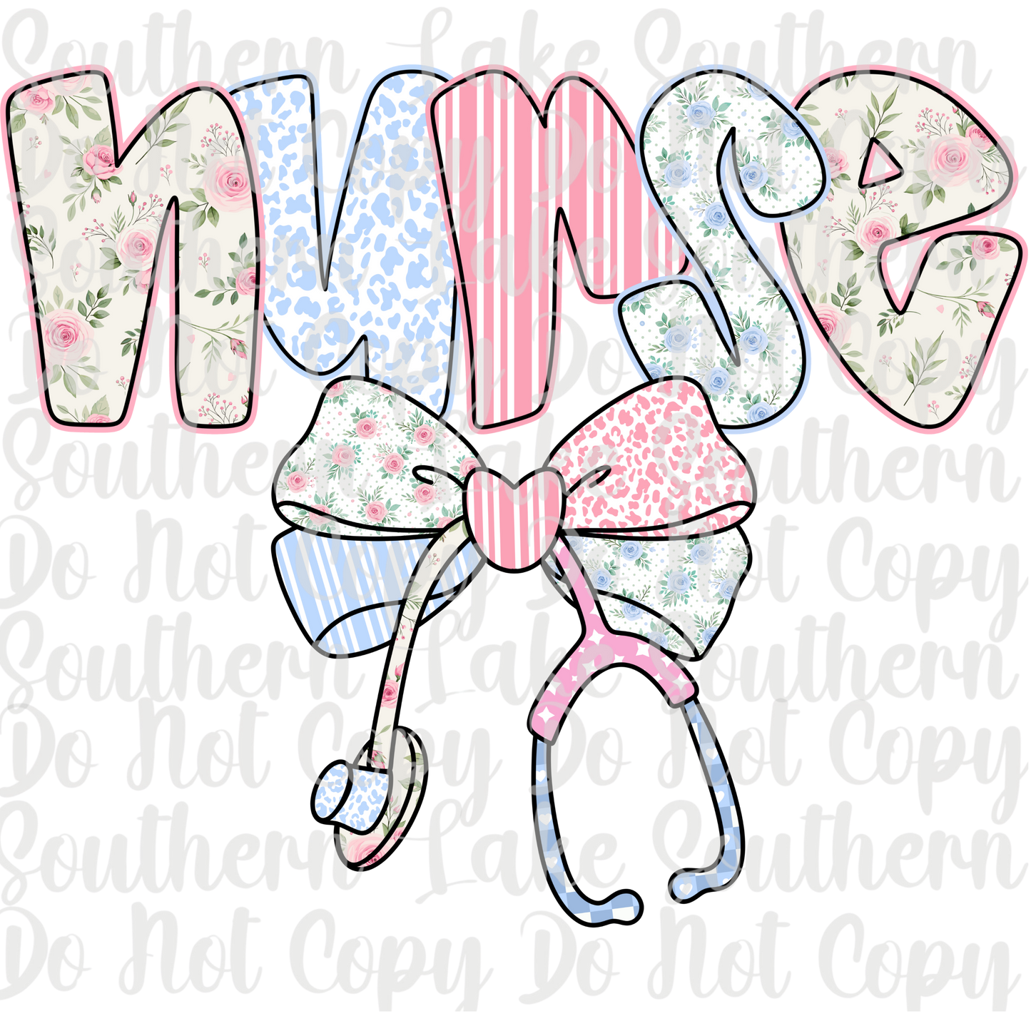 Nurse (Pastel Colors) DTF Single Print