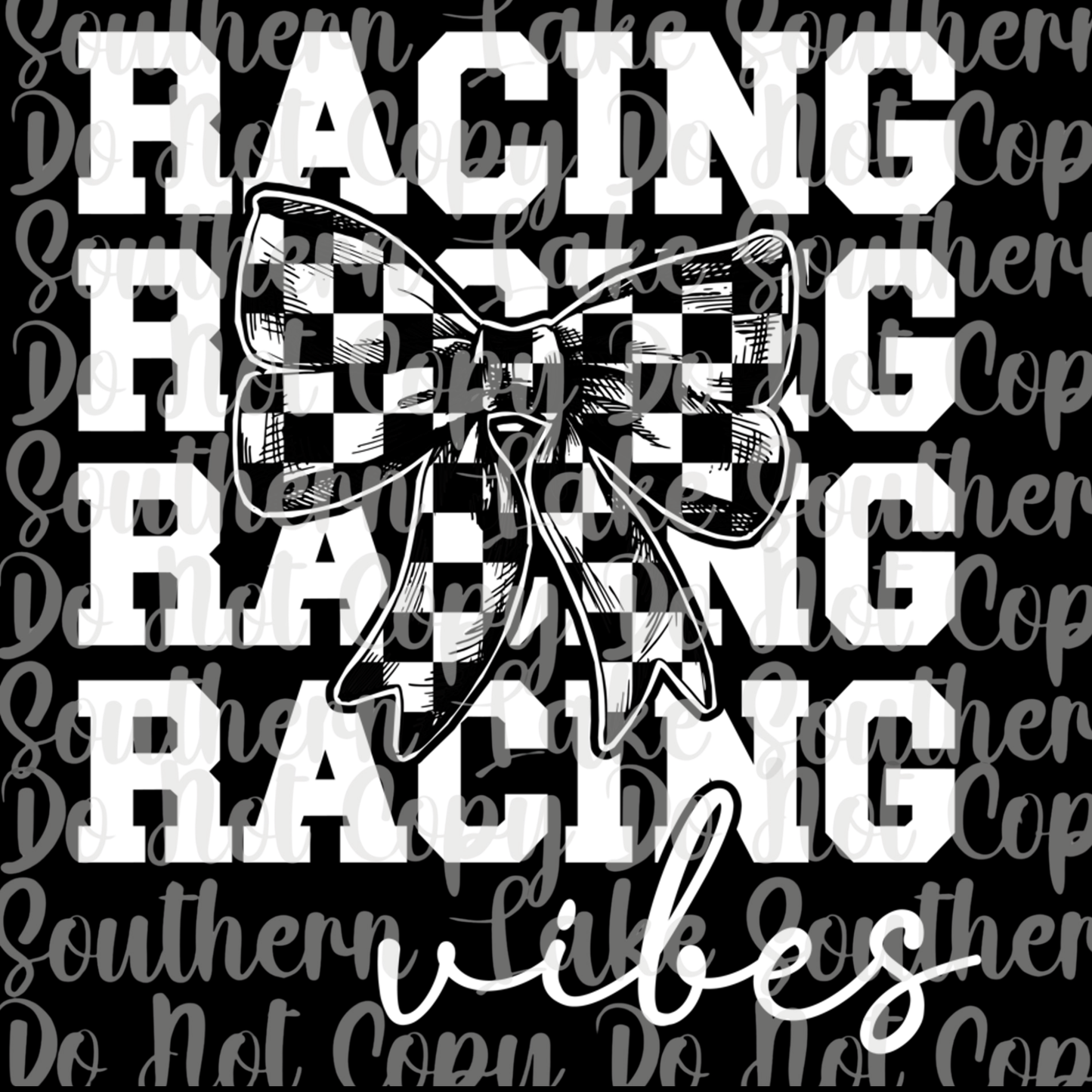 Racing Vibes DTF Single Print