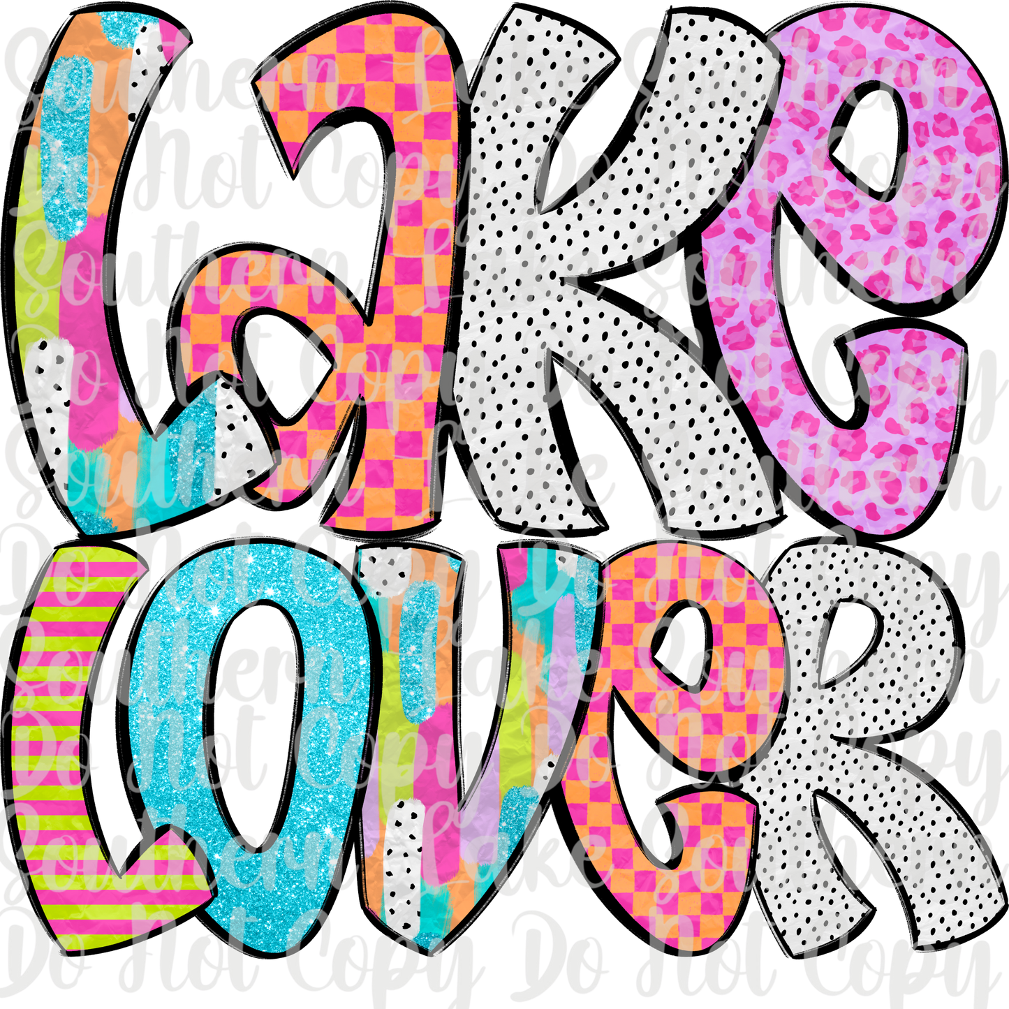 Lake Lover DTF Single Print
