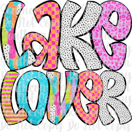 Lake Lover DTF Single Print