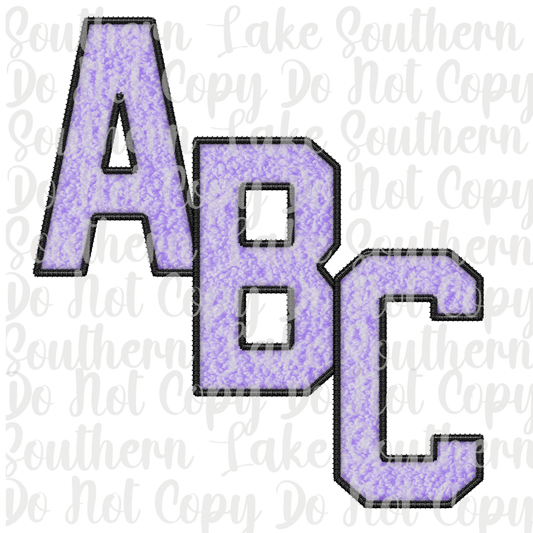 Light Purple Fur Alpha Set A-0 Digital Download Only
