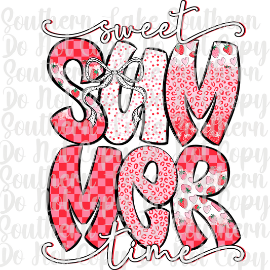 Sweet Summer Time DTF Single Print