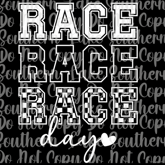 Race Day DTF Single Print