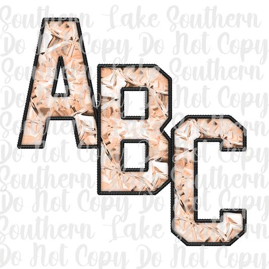 Peach Diamond Alpha Set A-0 Digital Download Only