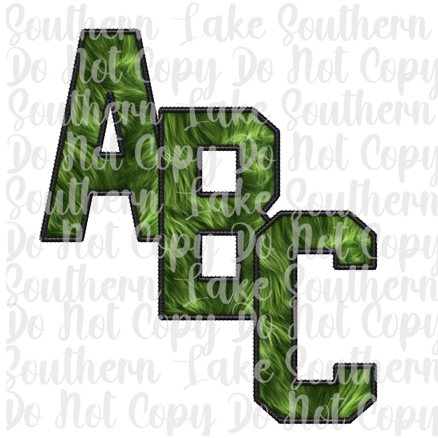 Dark Green Grinch Fur Alpha Set A-0 Digital Download Only