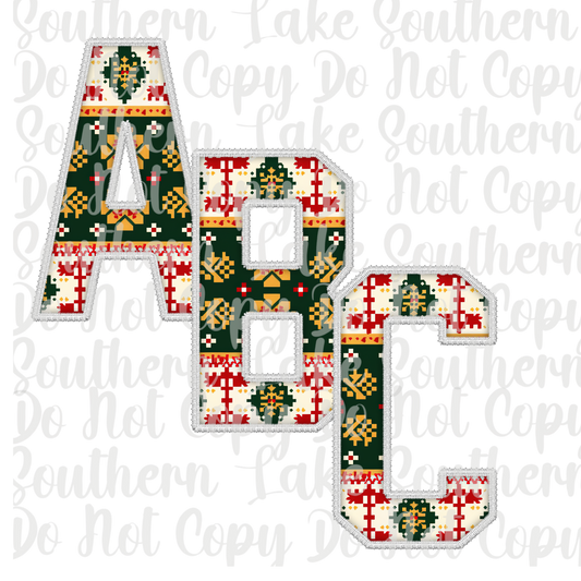 Ugly Sweater Alpha Set A-0 Digital Download Only