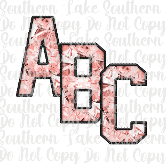 Light Pink Diamond Alpha Set A-0 Digital Download Only