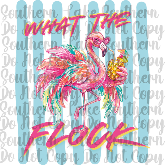 What A Flock DTF Single Print