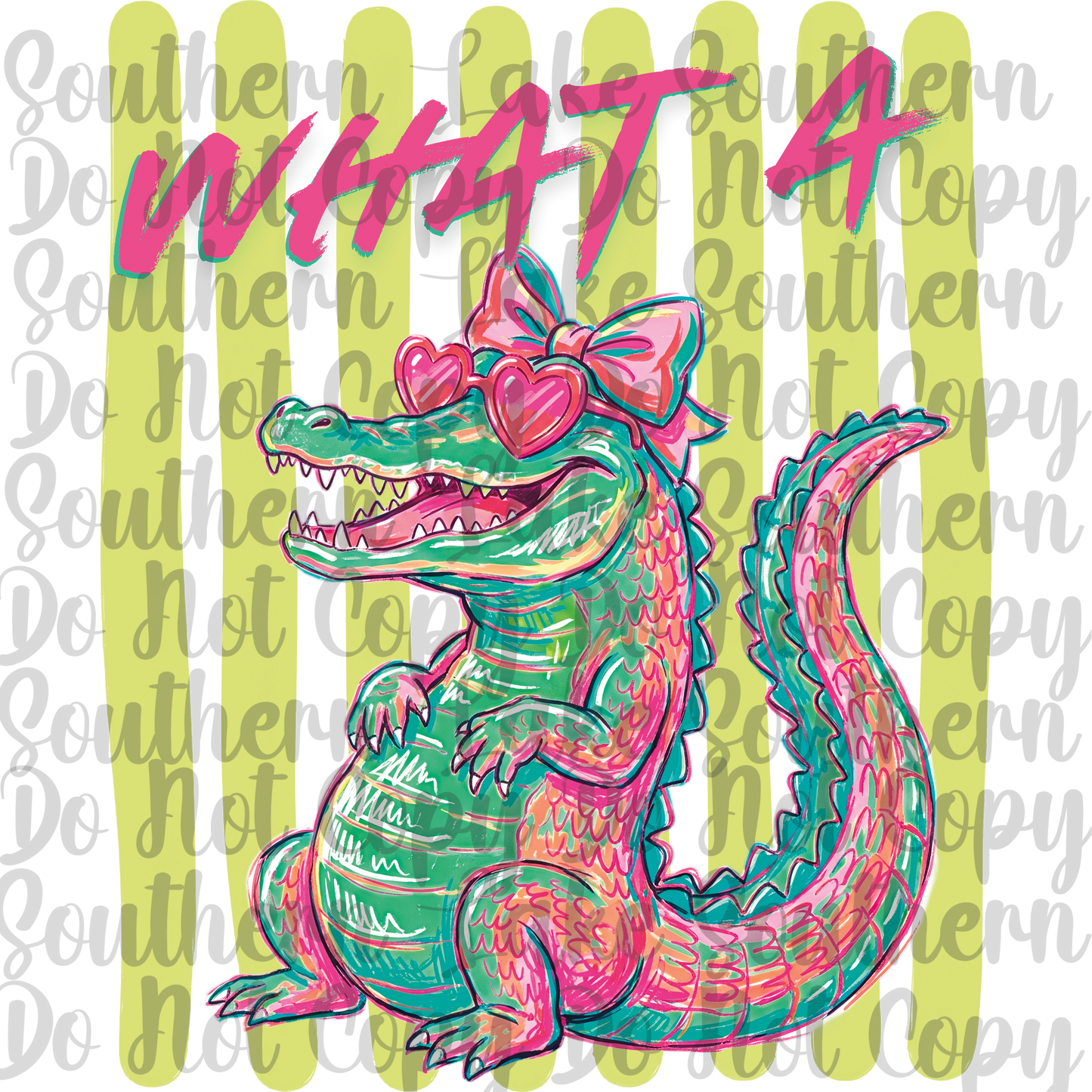 What A Croc DTF Single Print